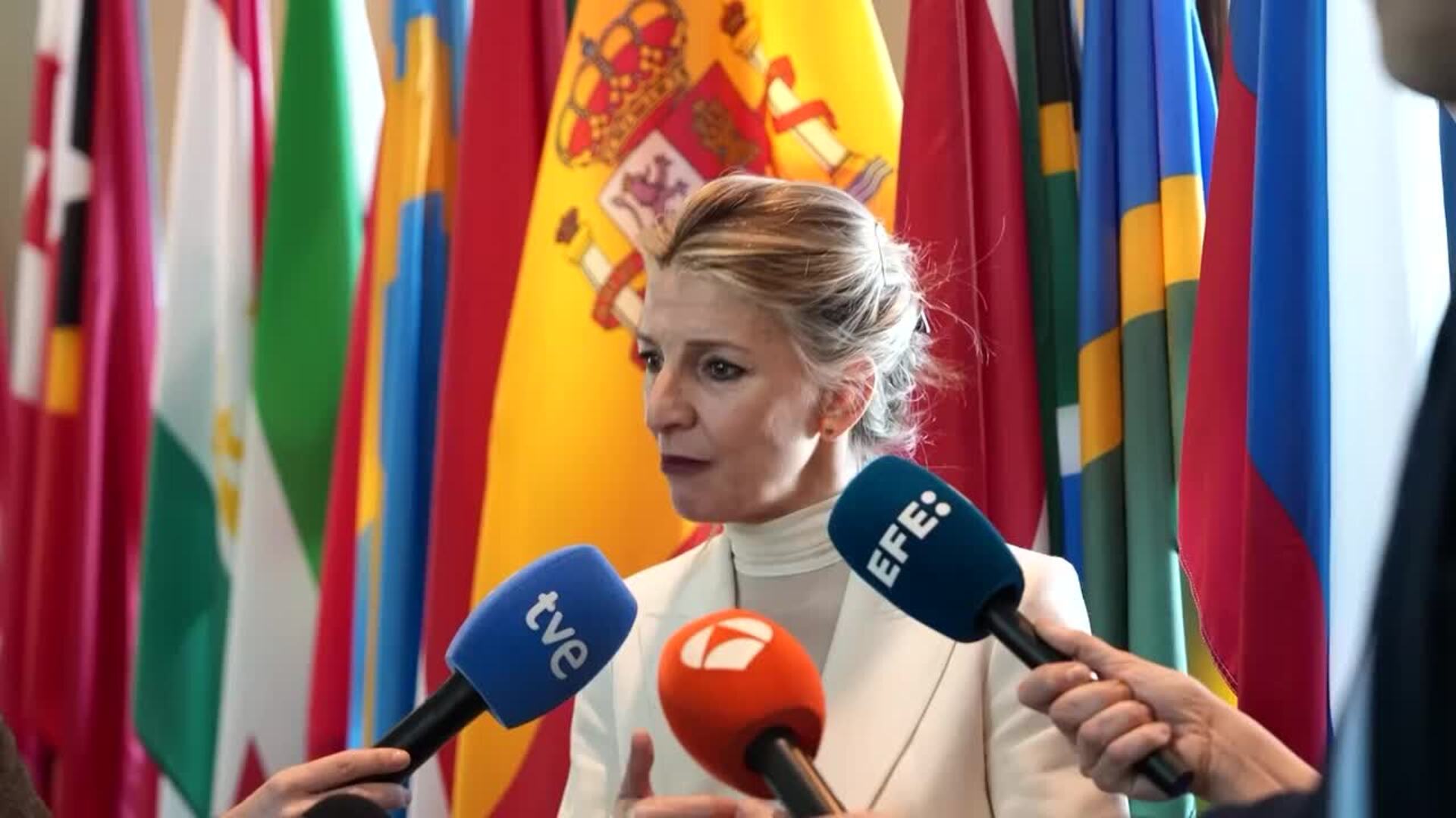 Díaz aboga por regular "desde la fiscalidad" a las grandes tecnológicas estadounidenses