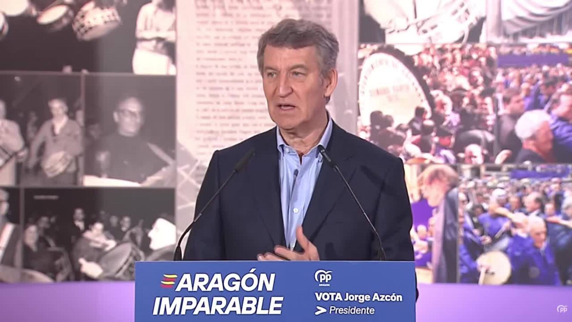 Feijóo (PP) pide "un régimen fiscal específico" para Teruel