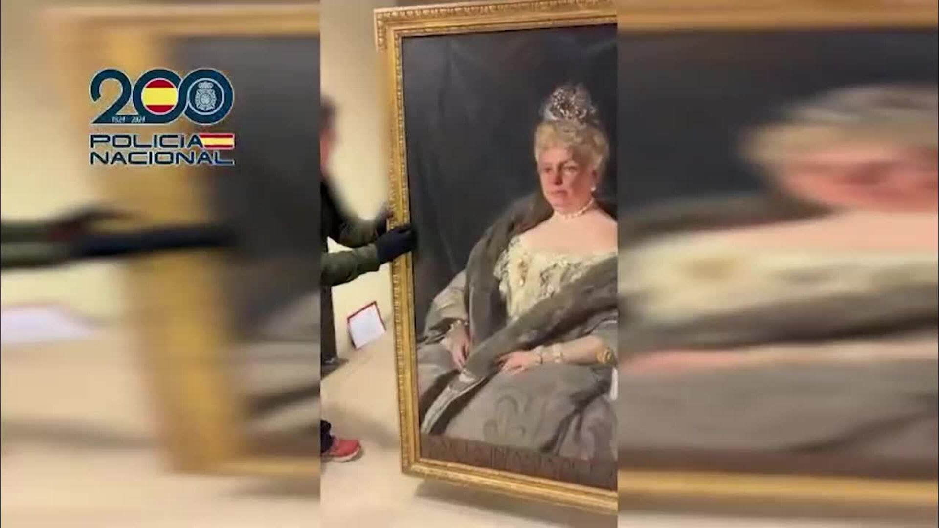 La Policía Nacional recupera 'La Chata', de Sorolla, en el Palacio de Liria