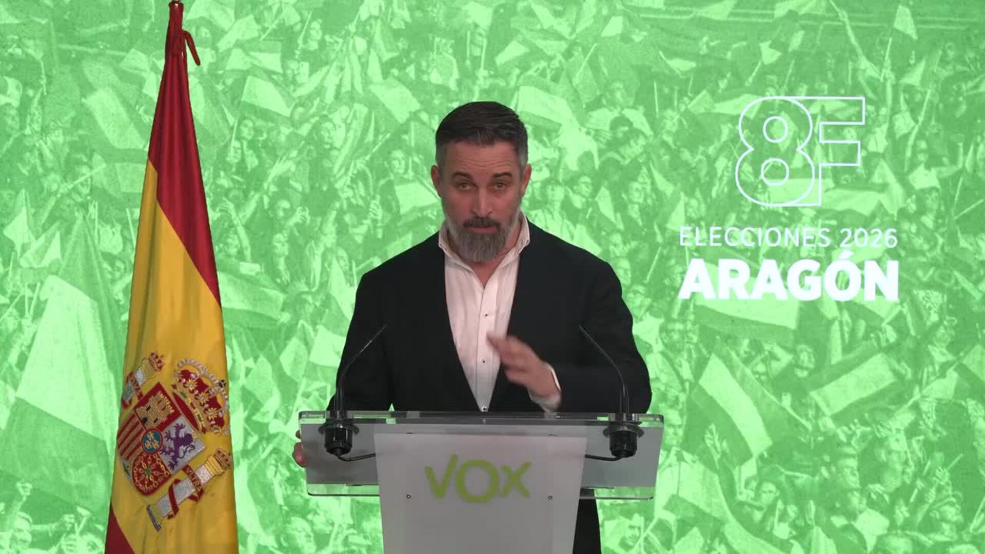 Abascal tiende la mano a Azcón para pactar en Aragón