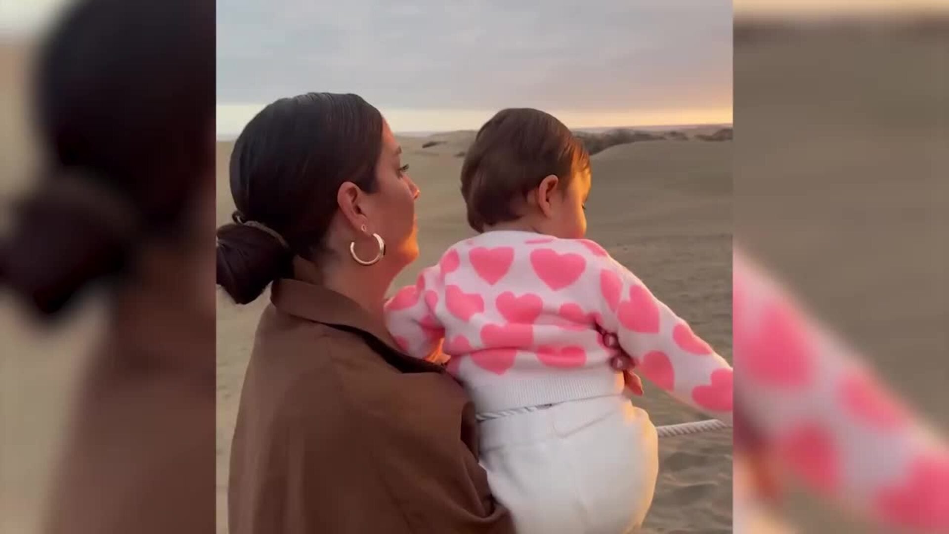 La primera vez de la hija de Anabel Pantoja en las dunas de Maspalomas