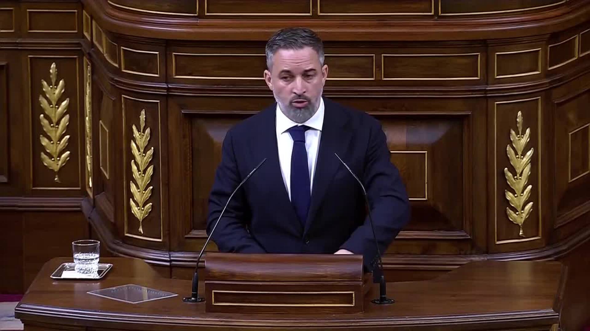 Abascal afirma que el accidente de Adamuz "fue un crimen" y exige a Sánchez que dimita