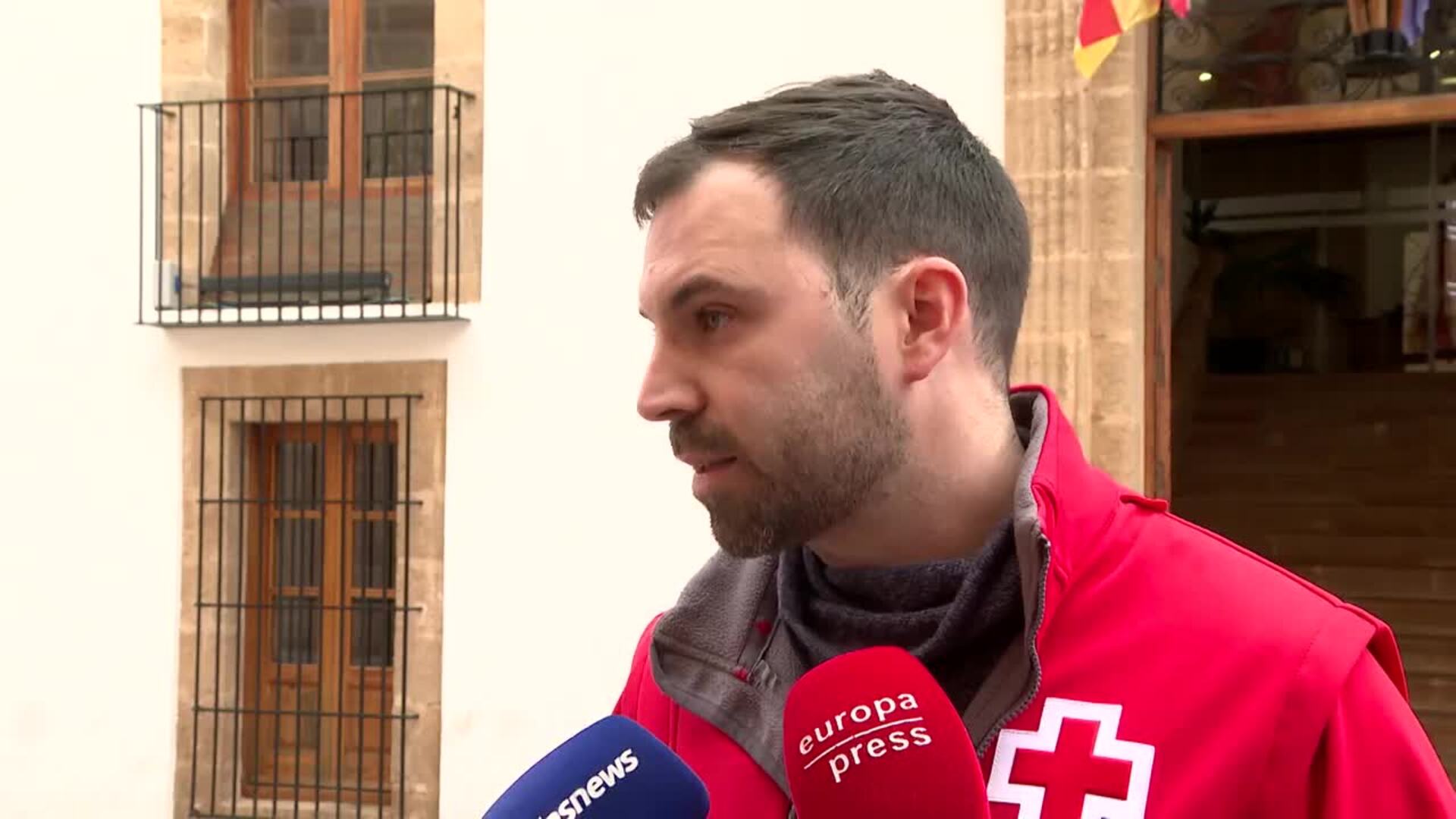 Cruz Roja presta apoyo psicológico a los afectados por el incendio de Xàbia (Alicante)