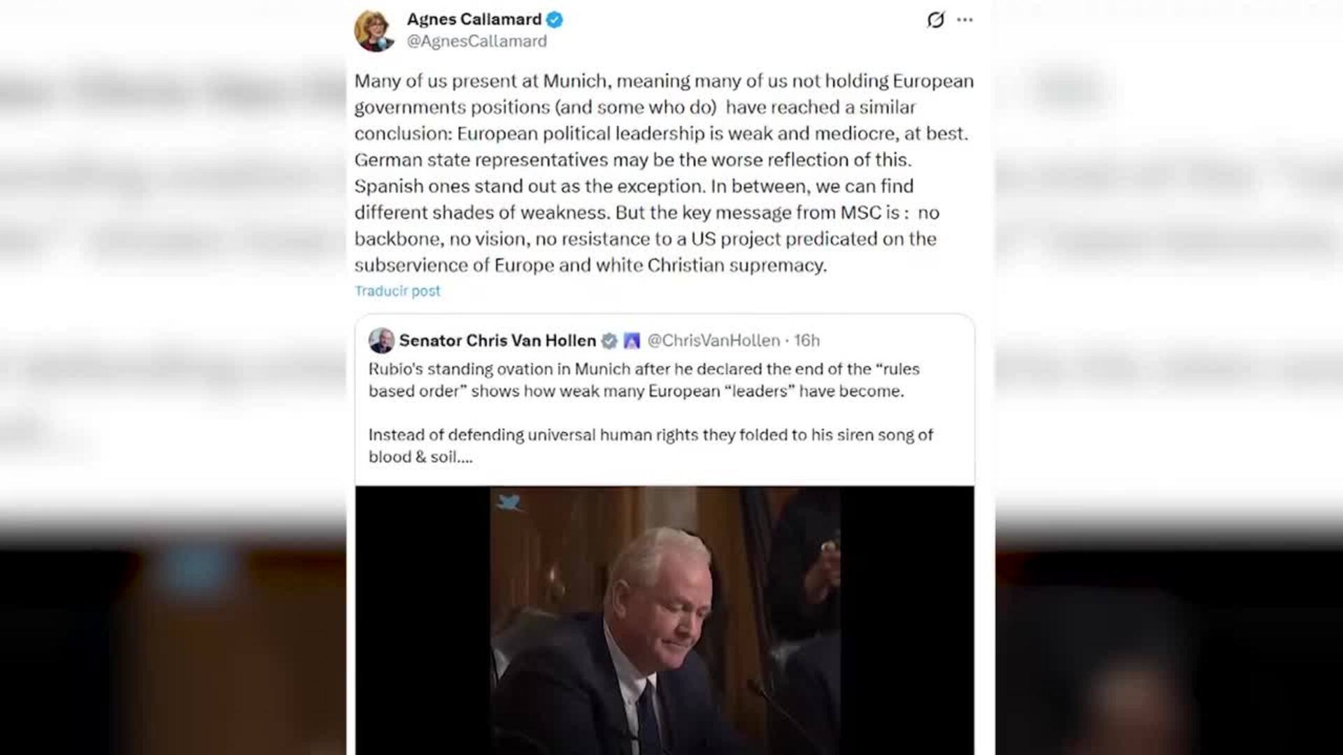 Amnistía resalta a España como la "excepción" a la "mediocridad europea" exhibida en Múnich