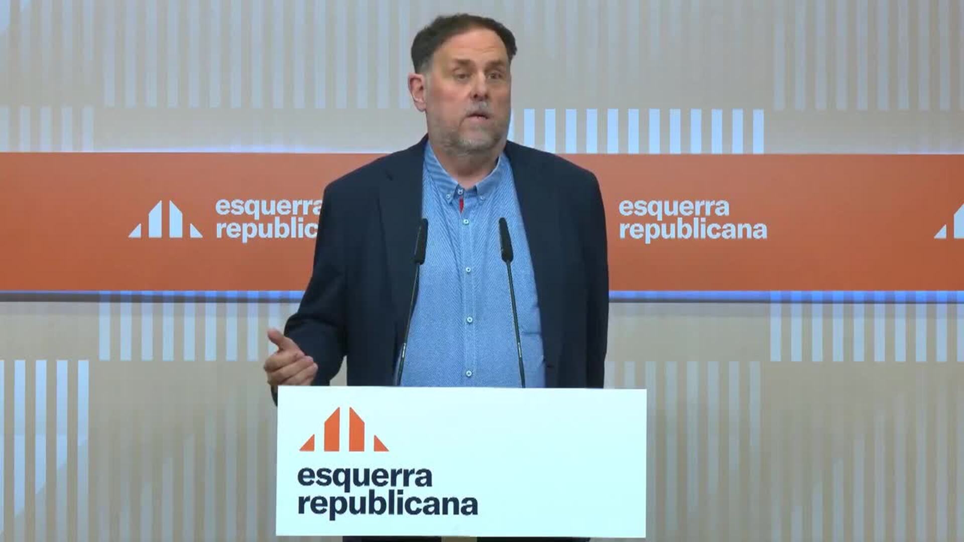 Junqueras anuncia que ERC retira la proposición del IRPF y apuesta por enmendar la financiación