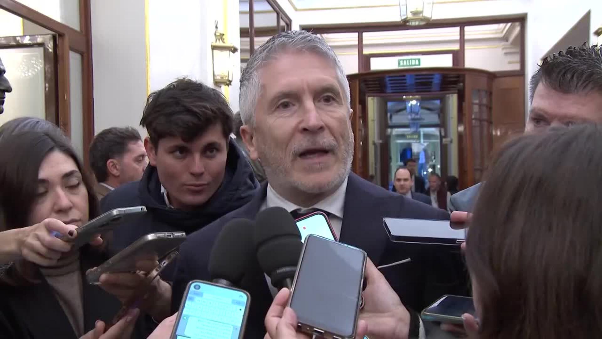 Marlaska, sobre la querella por agresión sexual del DAO: "No sabíamos nada"