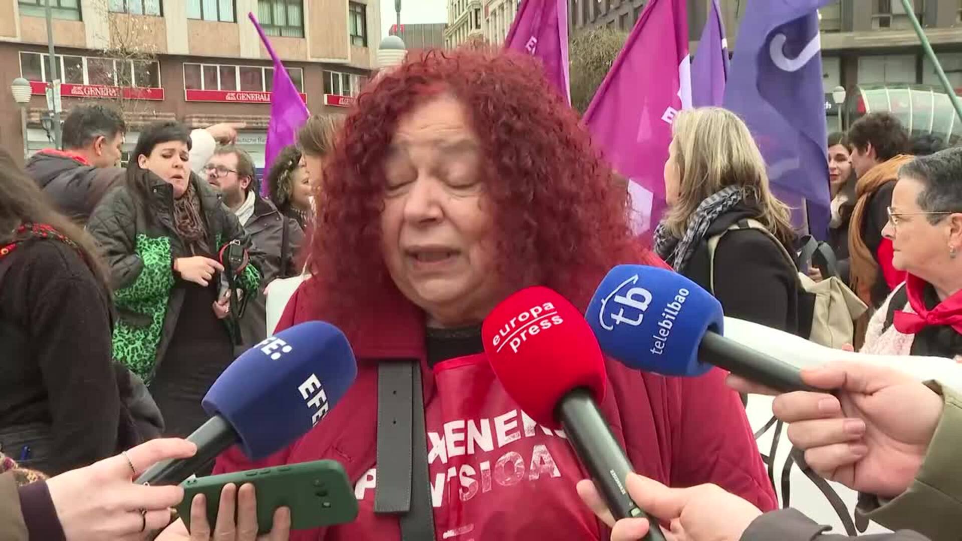 Pensionistas vascos denuncian brechas salariales de género del 19% y 32% en pensiones