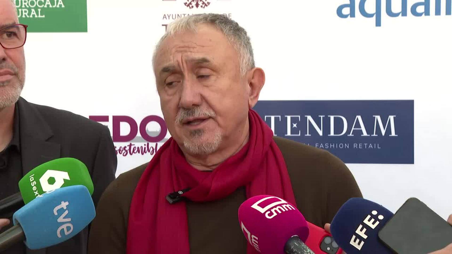 Ávarez (UGT) espera "un gran acuerdo" de izquierdas que ayude a frenar a la "extrema derecha"