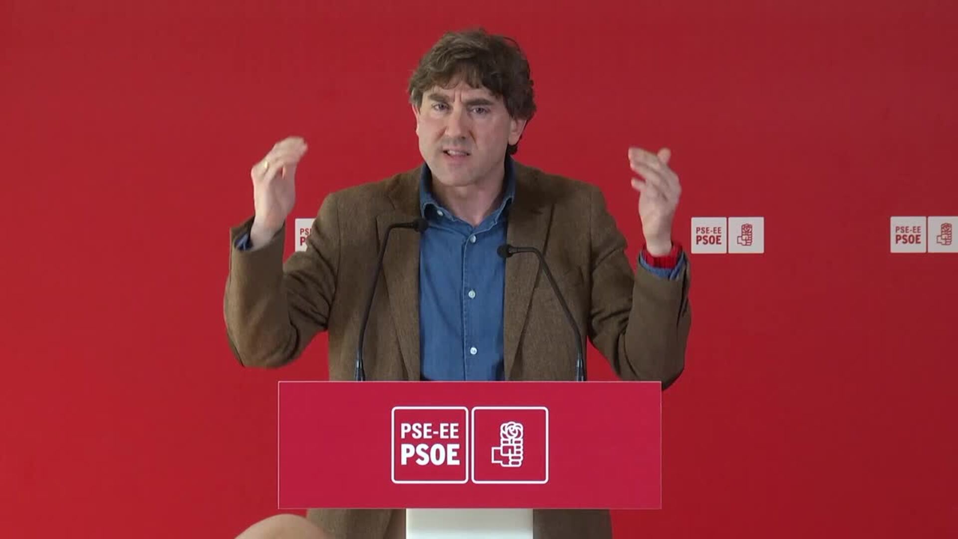 Andueza (PSOE) asegura que el PP está "dispuesto a lo que sea con tal de alcanzar el poder"