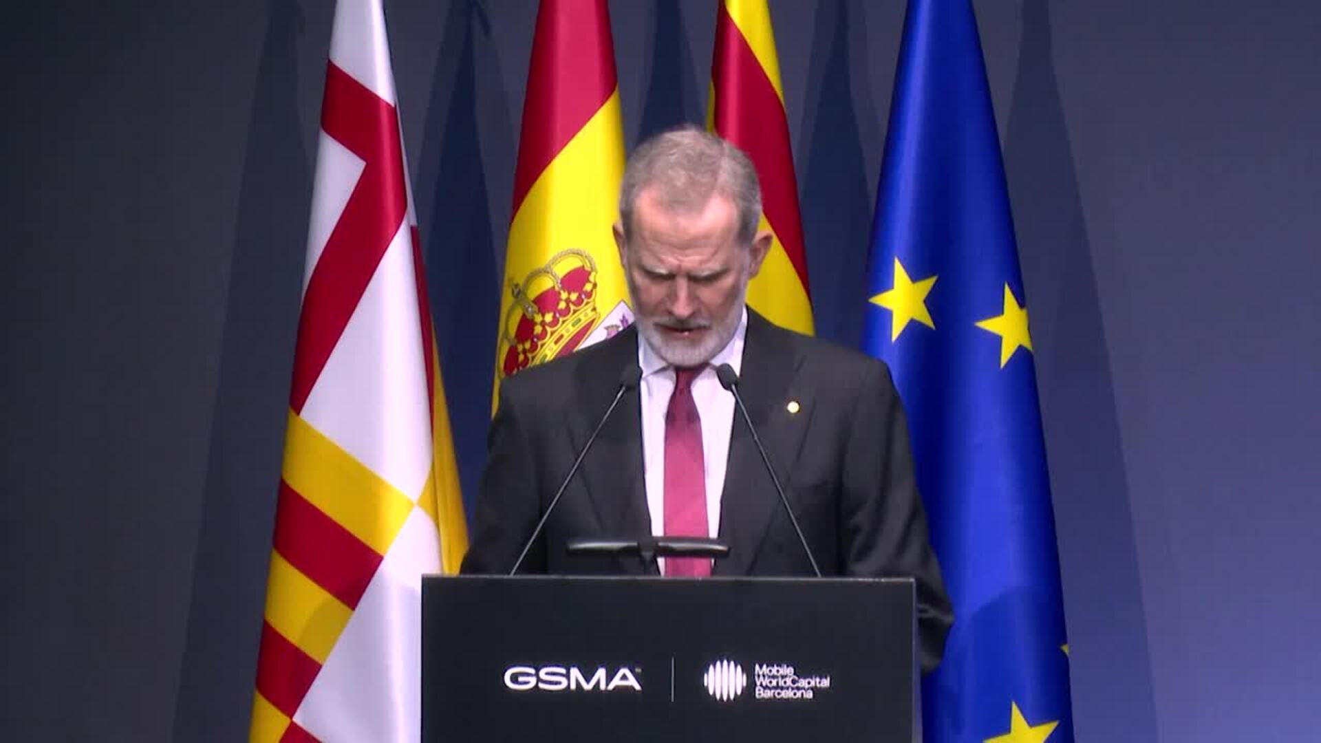 Rey Felipe VI: "Este congreso (el MWC) se ha consolidado como un referente mundial"