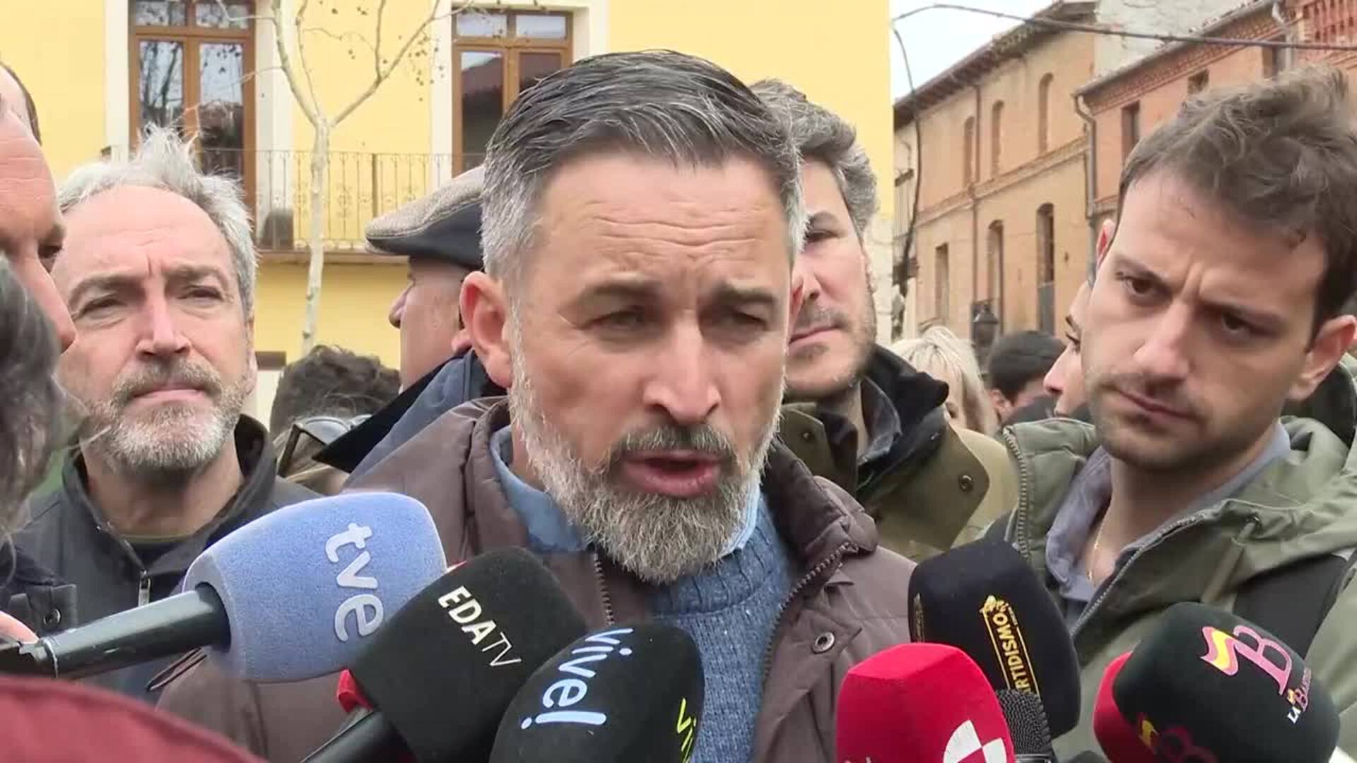 Abascal espera "mentiras" de la comparecencia de Sánchez sobre Oriente Medio