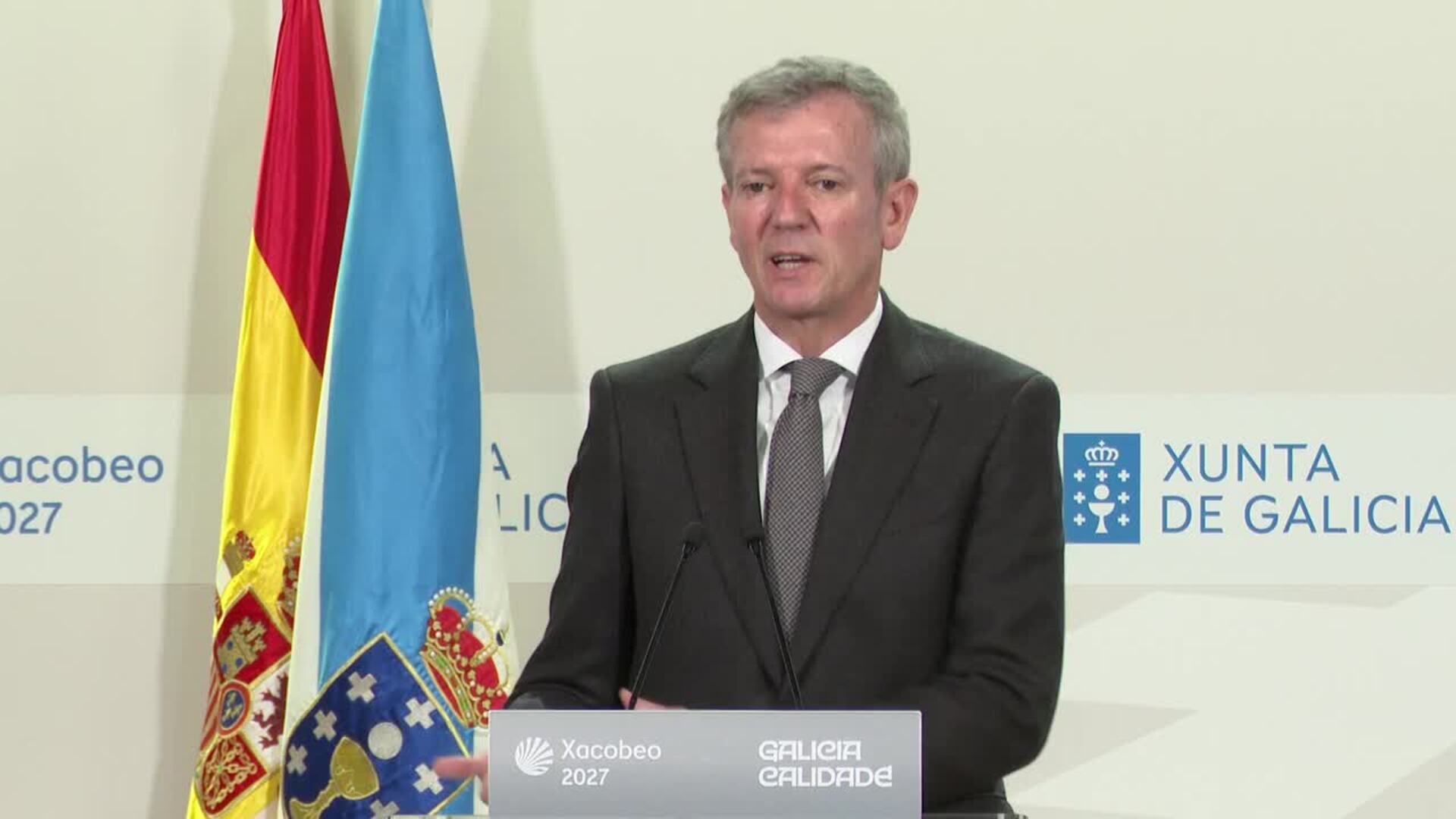 Rueda urge al Gobierno a que "se ponga a trabajar" por el AVE Vigo-Oporto