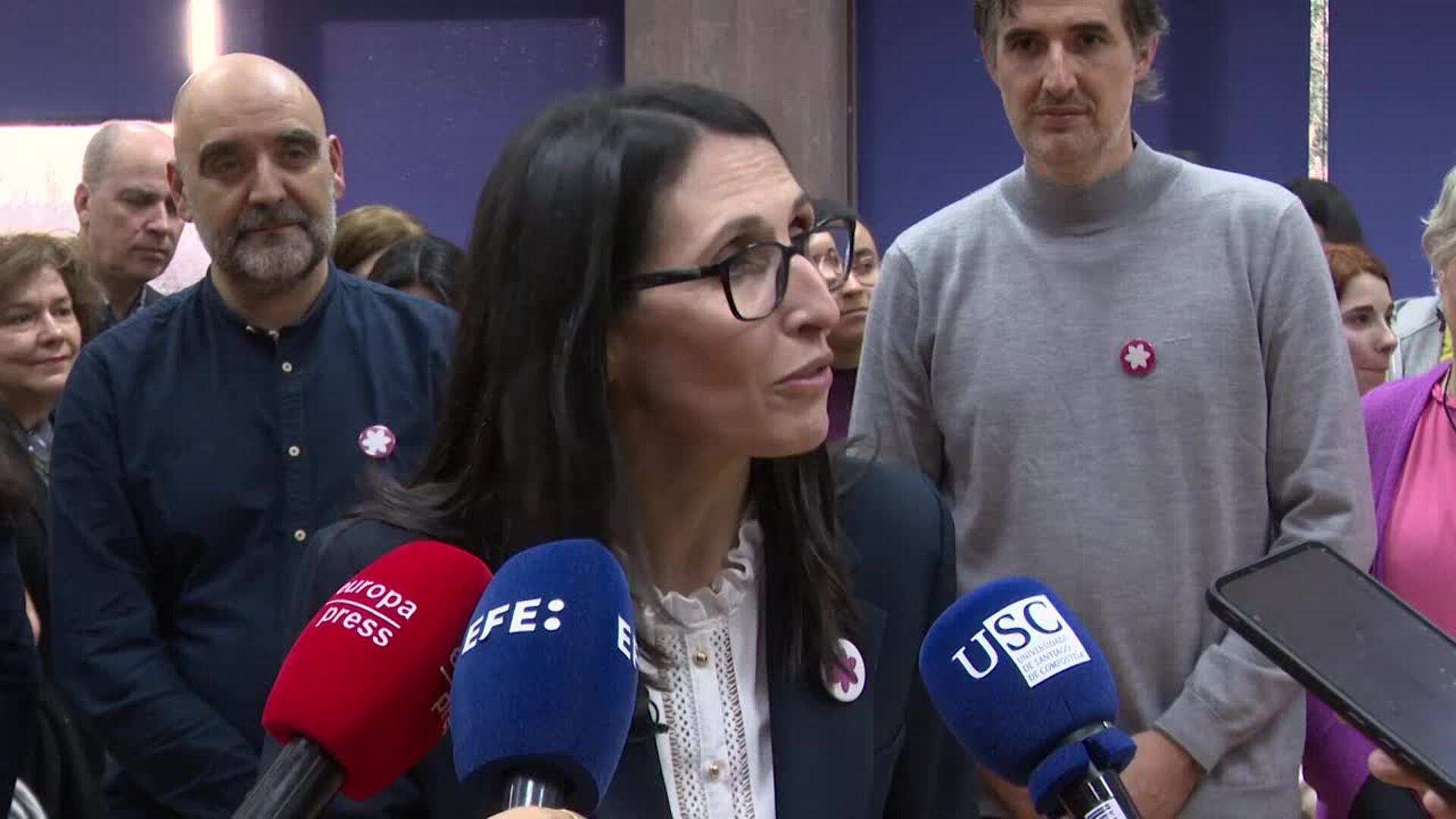 Rosa Crujeiras, primera rectora de la USC: "Espero no ser la última y que vengan muchas más"