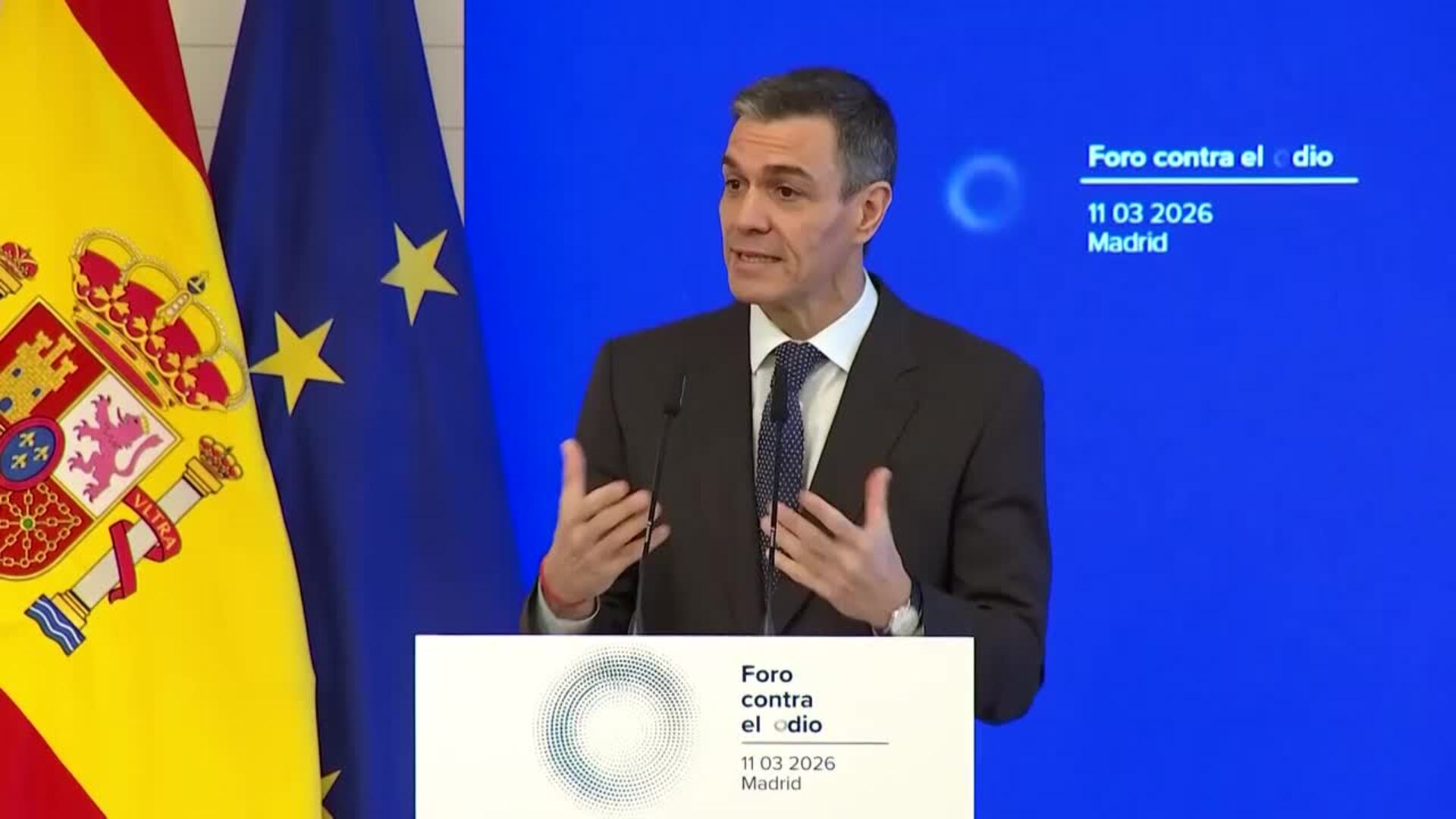 Sánchez anuncia la herramienta 'Hodio' para medir el alcance de los discursos de odio en redes