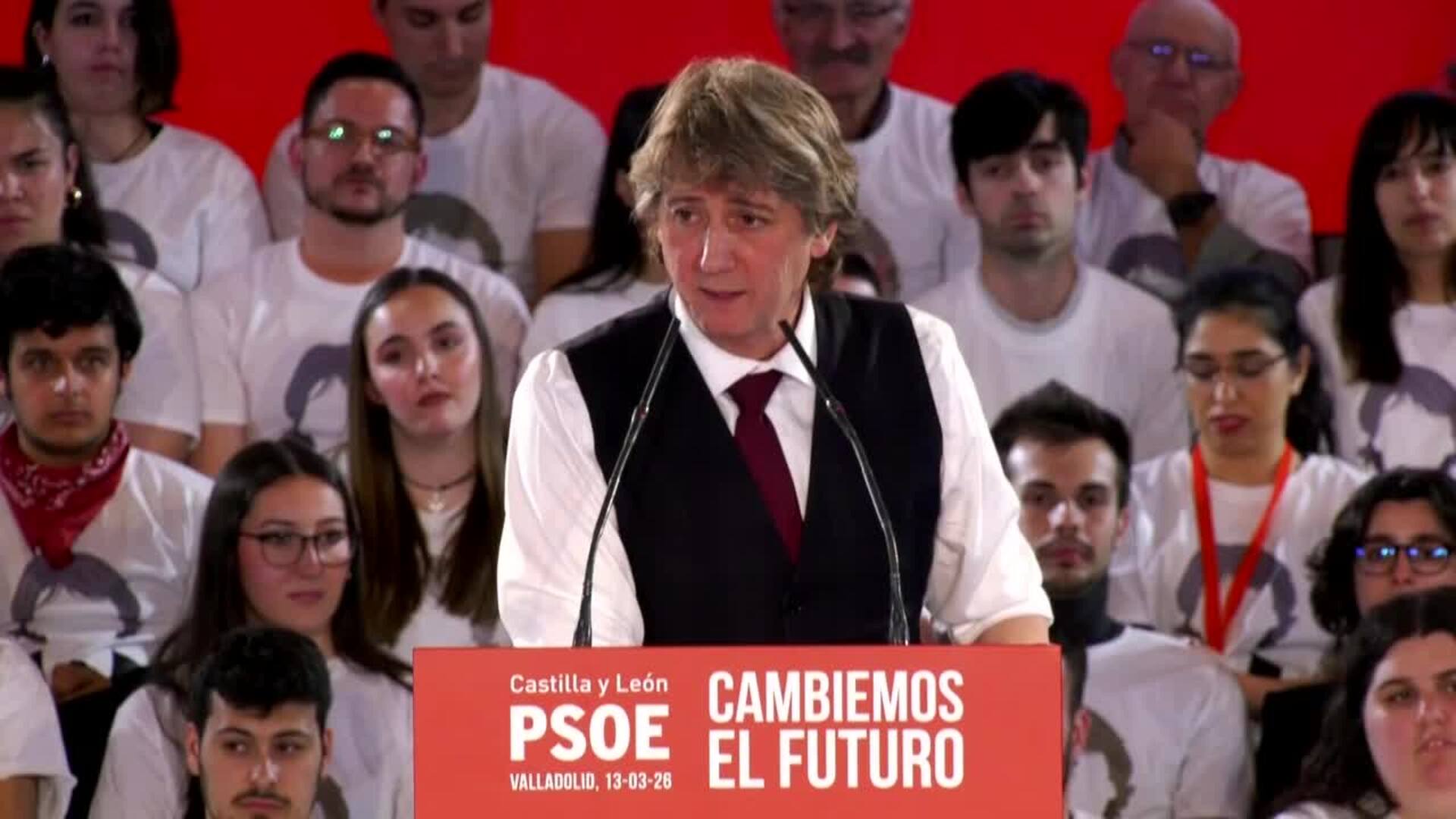 Martínez pide dar una "lección democrática" y aspira a ganar para "transformar" CyL