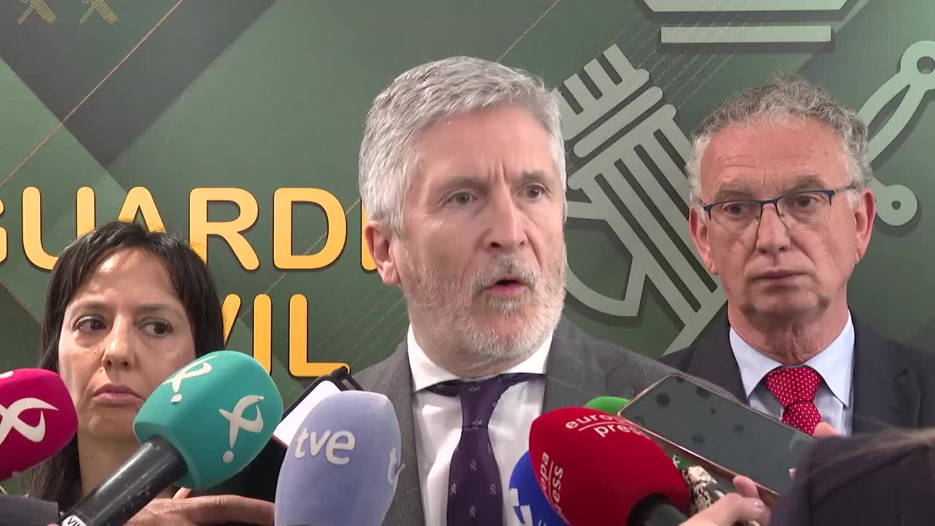 Marlaska felicita a Guardia Civil por el caso F.Cadenas y reconoce "margen de mejora"en tiempos