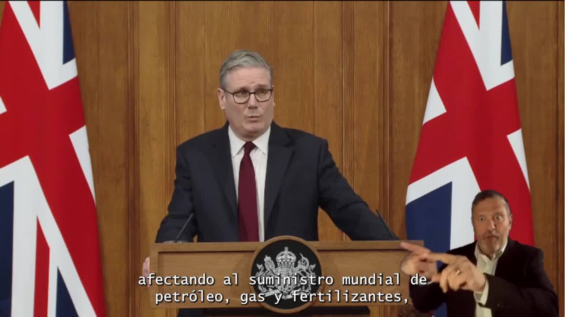 Reino Unido afirma que trabaja en un "plan colectivo y creíble" para reabrir Ormuz
