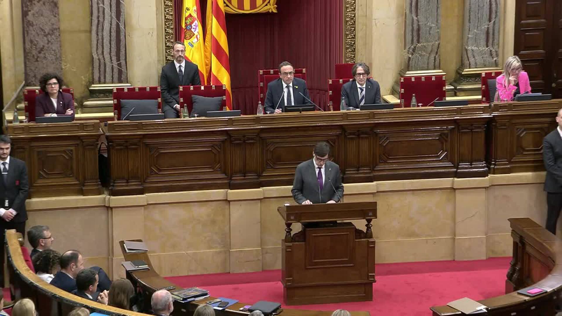 Illa niega "colapso" en Cataluña y ve como prioridad vivienda, movilidad, seguridad y educación