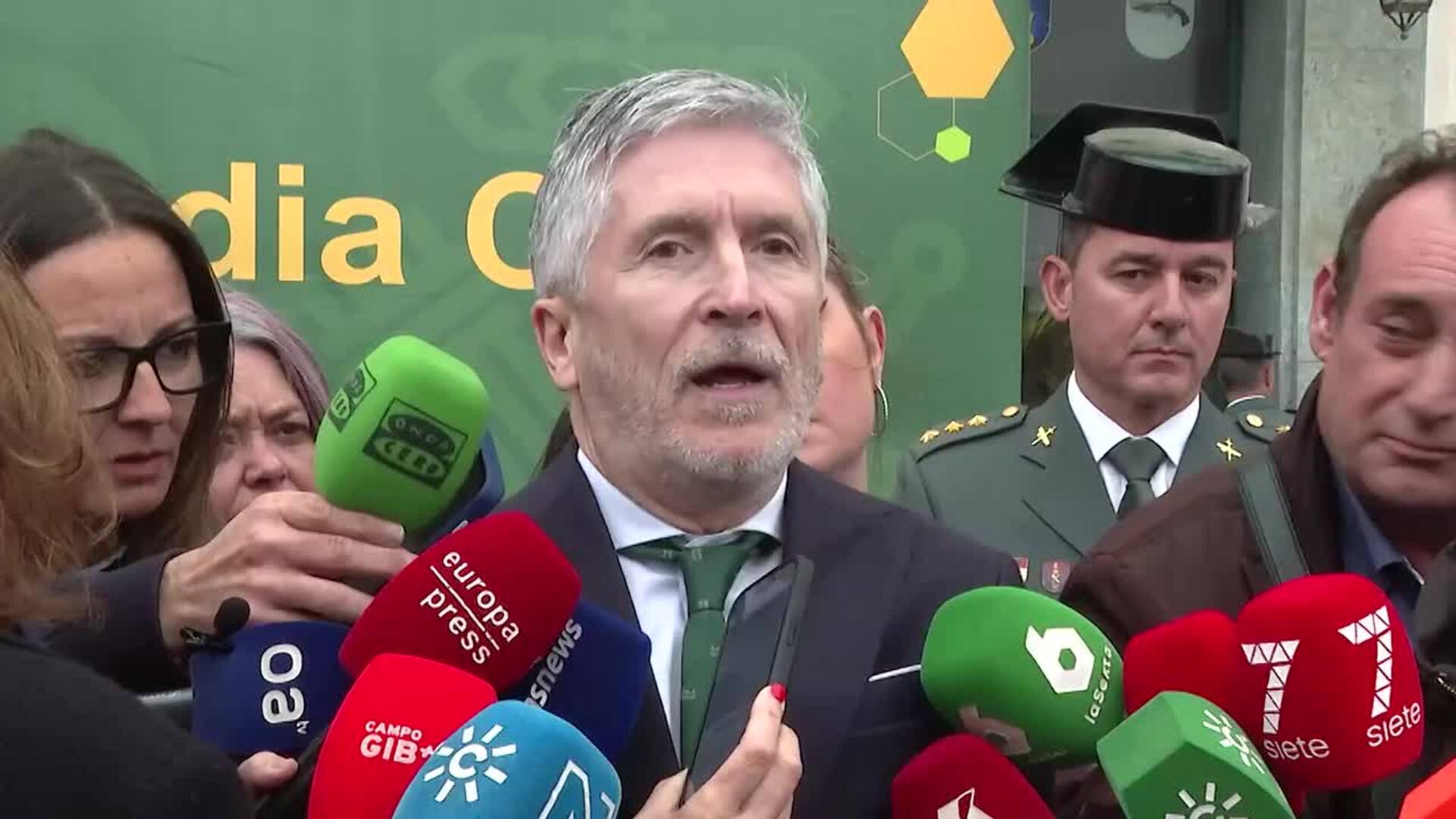 Marlaska defiende que el Gobierno priorice ahora las medidas ante la guerra "injusta" en Irán