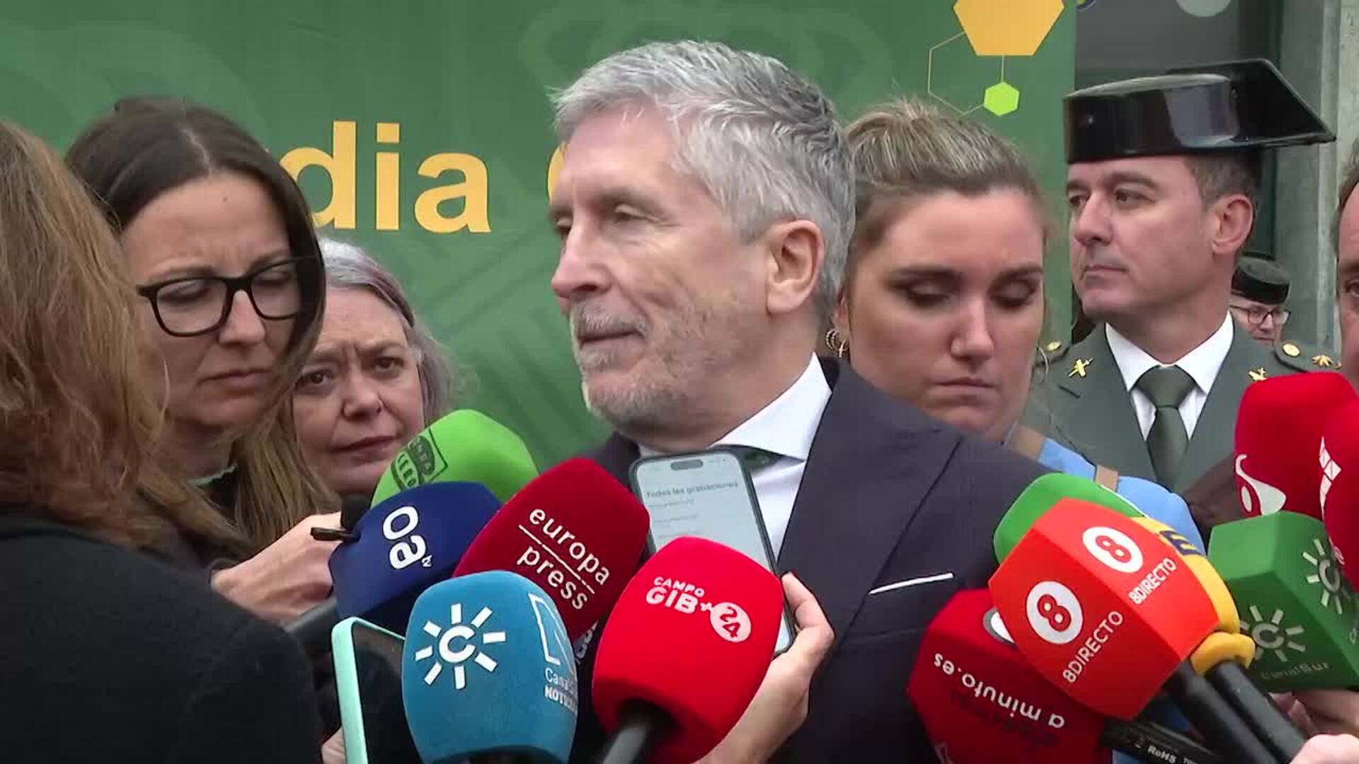 Marlaska:Policía Nacional y Guardia Civil controlarán acceso y seguridad tras acuerdo Gibraltar