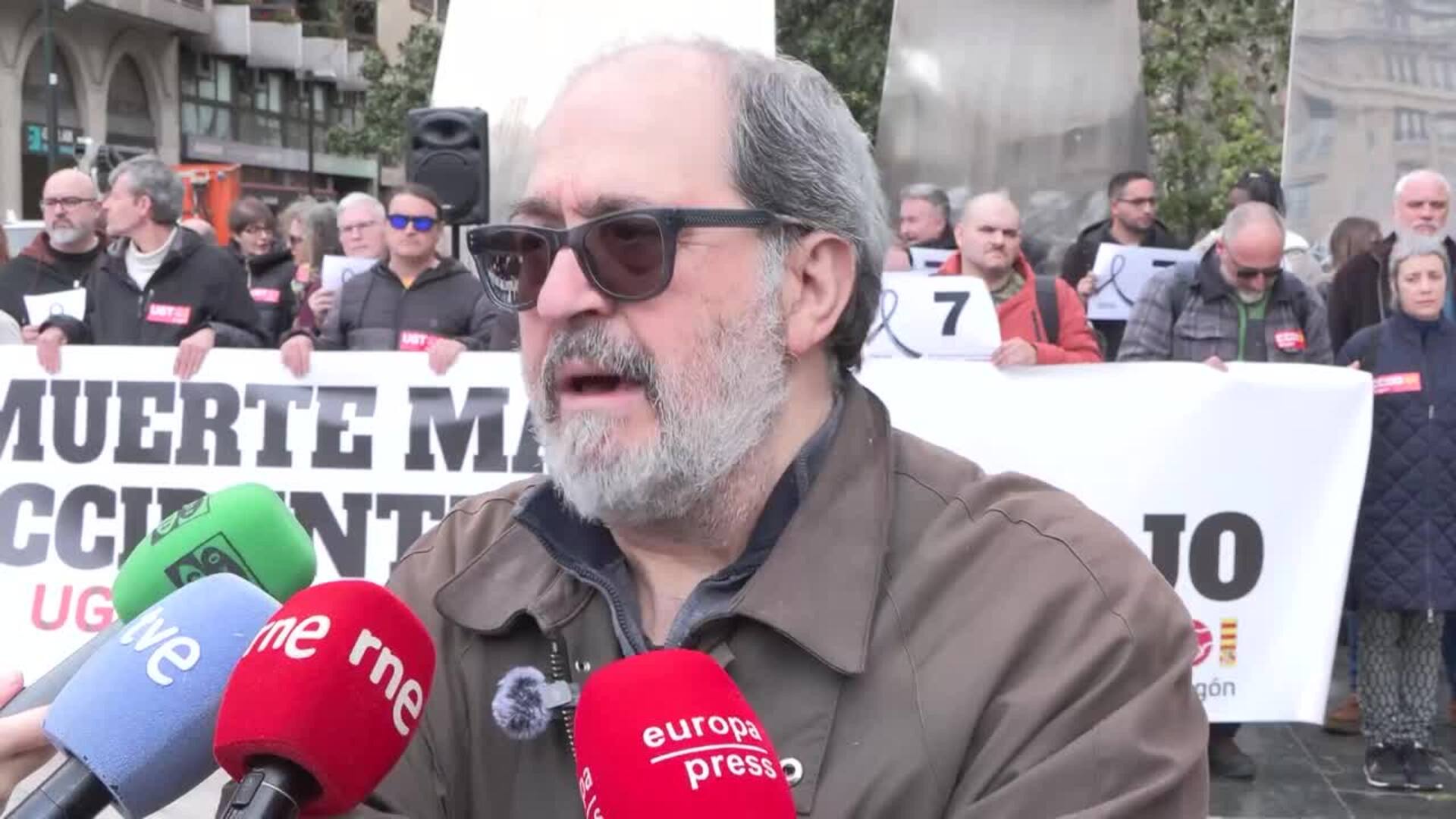 Los sindicatos reclaman mayor inversión al futuro Gobierno de Aragón en materia de prevención