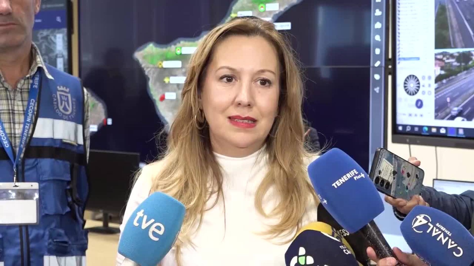 Tenerife se prepara para "lo peor" de la borrasca en la próxima madrugada