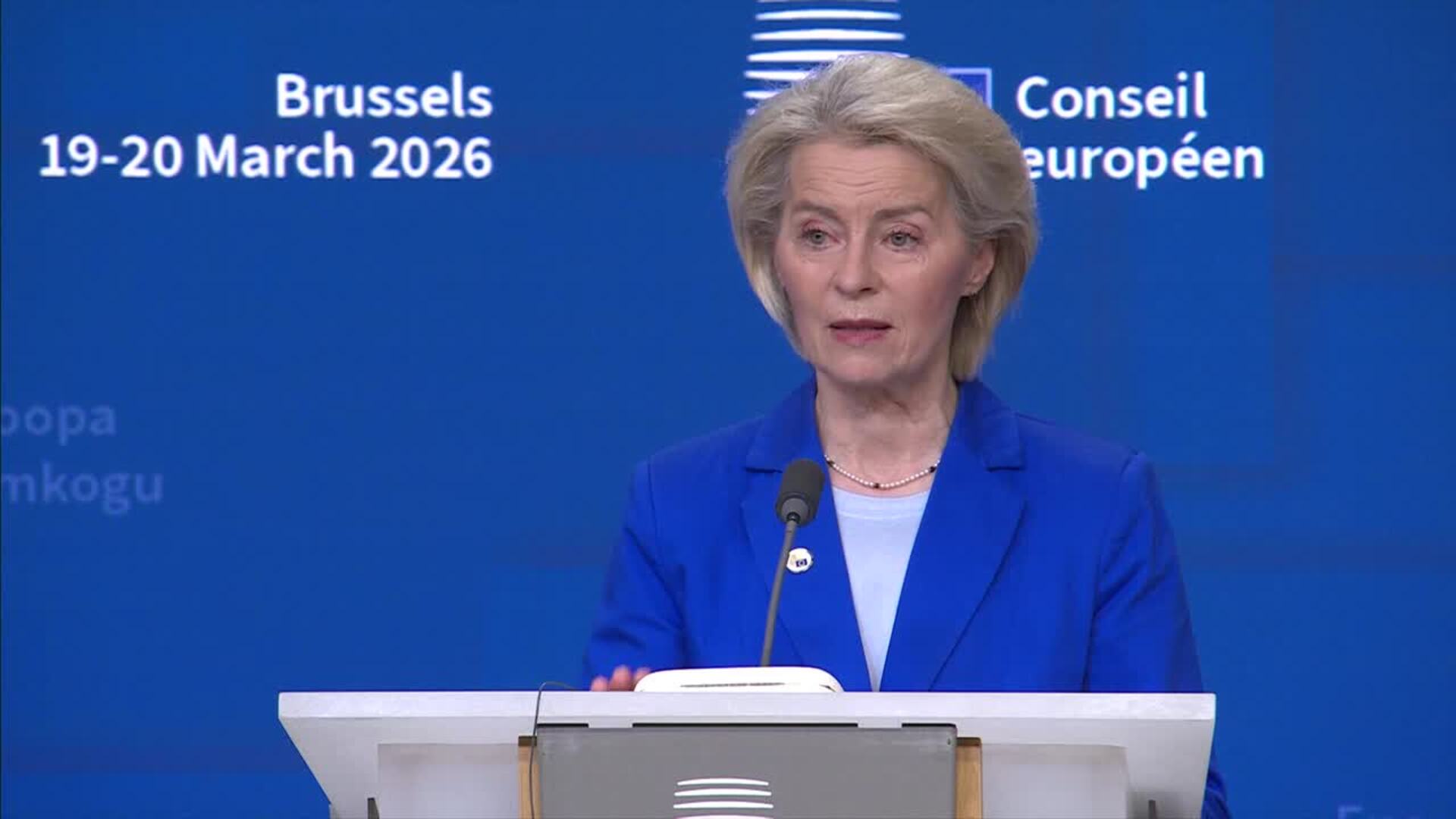 Von der Leyen y Costa cargan contra el "chantaje" de Orbán con el préstamo a Ucrania