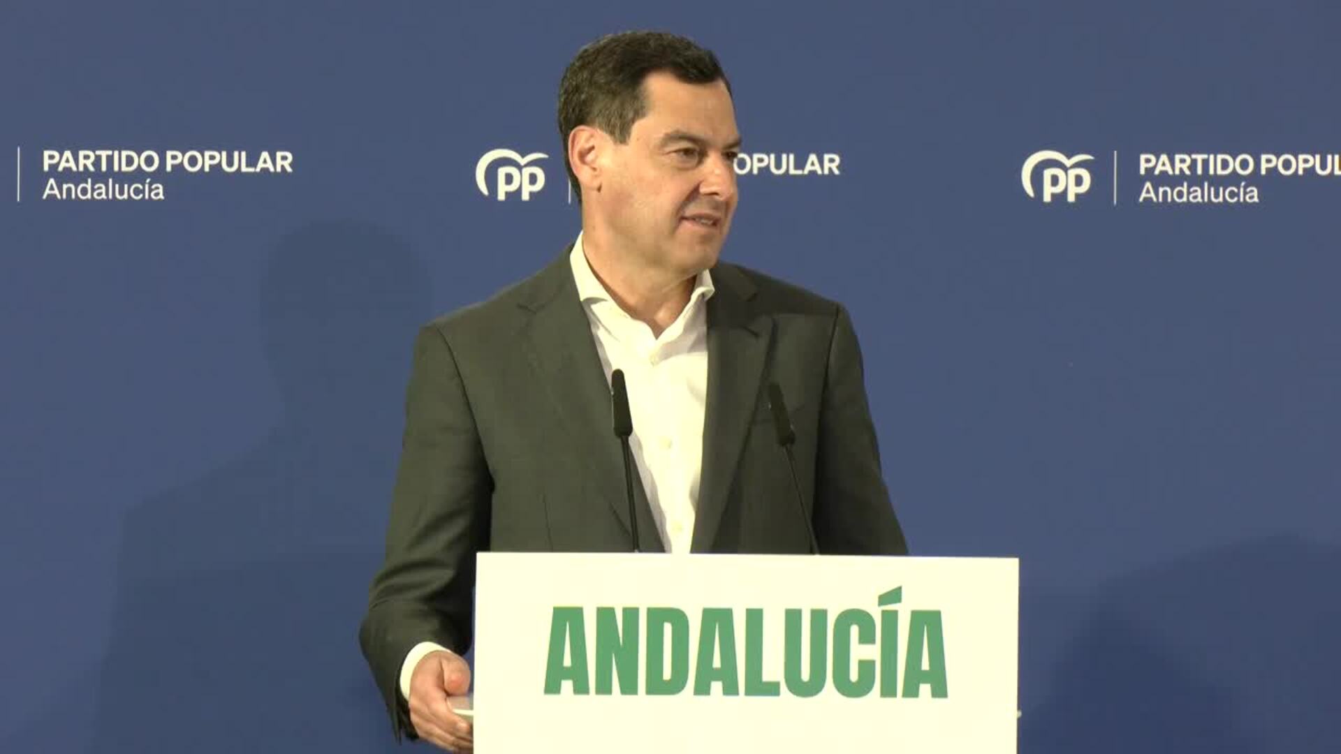 Moreno pide a PP-A no entrar en campaña de "confrontación" de Sánchez