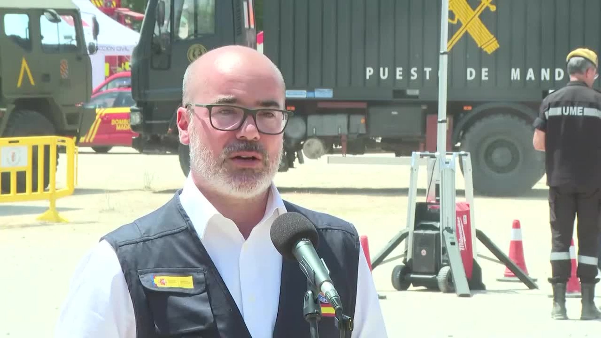 Continúan evacuadas 9.500 personas en Madrid por el incendio de la Sierra Oeste