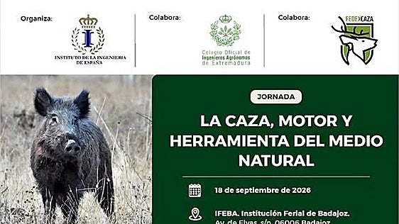 Fedexcaza colabora en una jornada sobre el papel de la caza en el medio natural durante Feciex 2026