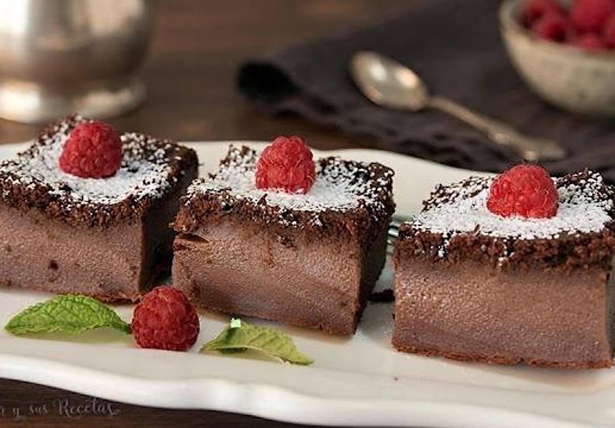 Postre de chocolate