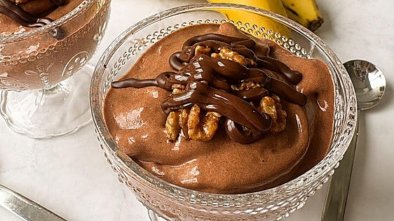 Helado de chocolate con solo tres ingredientes