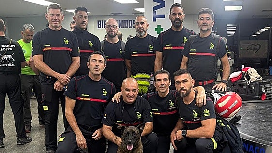 Los bomberos extremeños ya están en Venezuela para buscar supervivientes