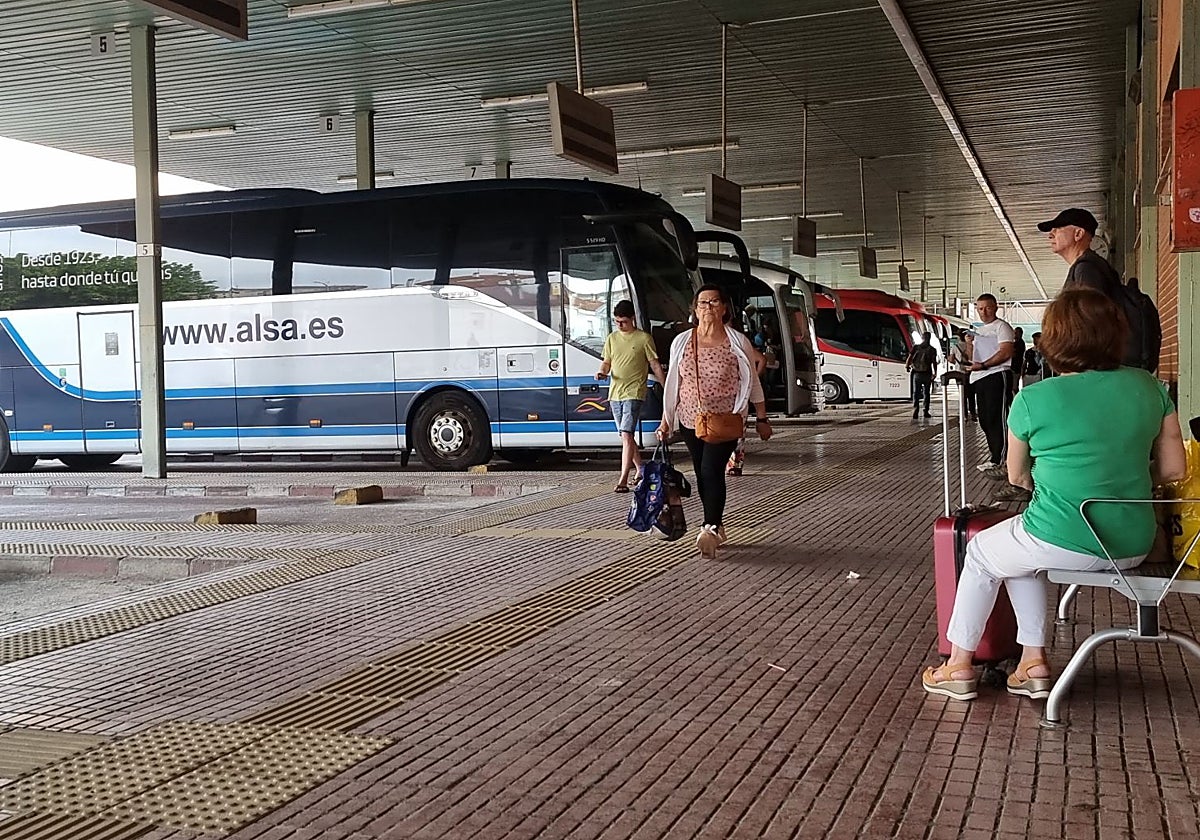 Estación de autobuses de Mérida, en el barrio de Nueva Ciudad.