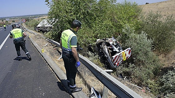 El operario de carreteras fallecido en la A-5 es un vecino de San Pedro de Mérida: «Estamos destrozados»