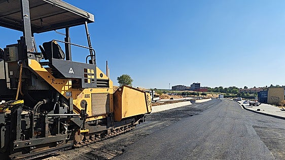 La obra de prolongación de la avenida Emérita Augusta coge velocidad