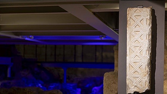 La cripta incorpora tres piezas halladas en las excavaciones de Santa Eulalia