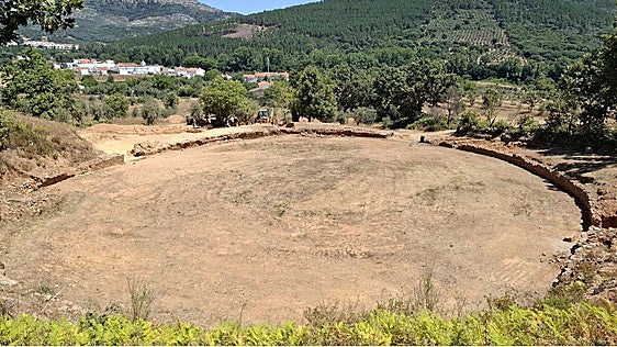 Las excavaciones en Ammaia avanzan en la zona norte del anfiteatro, muy similar al de Mérida