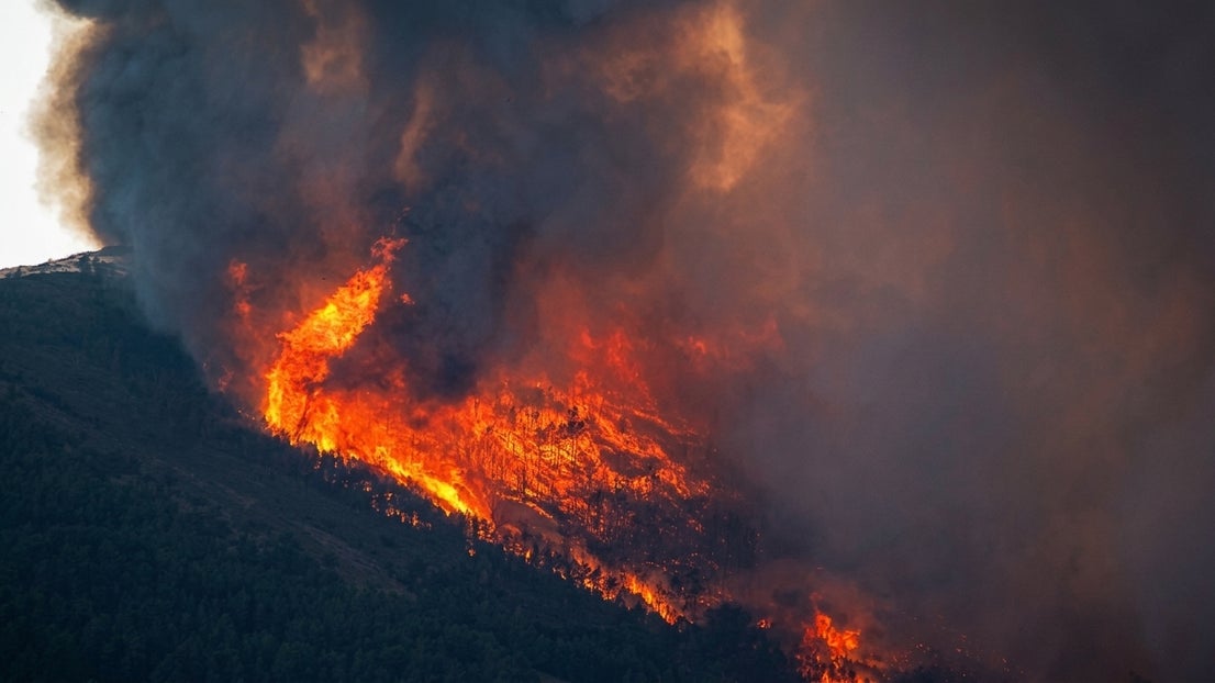 Imagen tomada a las 19.15 horas