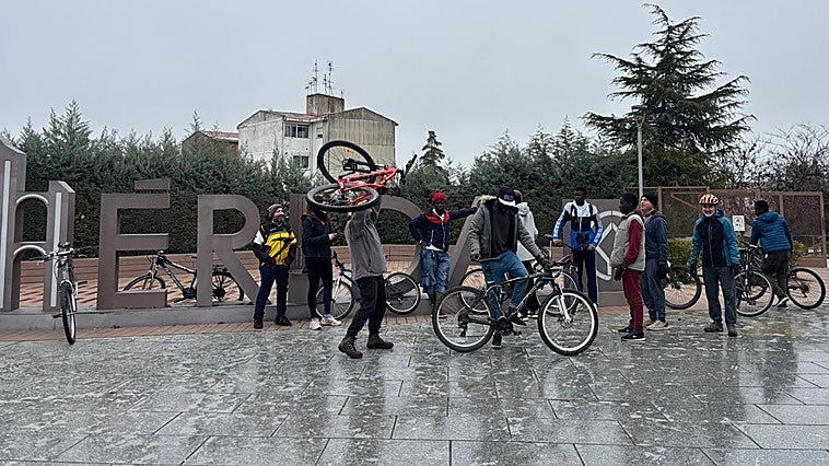 Las bicis son también para las personas migrantes en Mérida