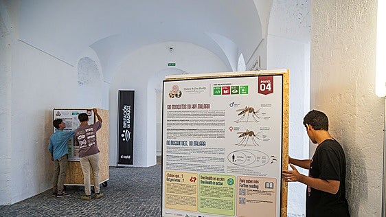 La malaria, «el mayor asesino en serie», da la cara en Extremadura con una muestra didáctica