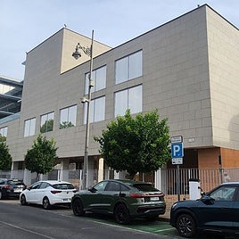 Edificio Morerías, situado en el Paseo de Roma, frente al Guadiana.