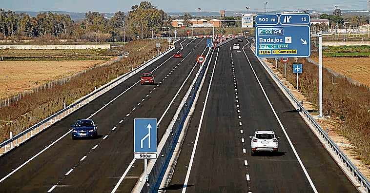 La Junta reactiva la Ronda Sur de Badajoz con el desbloqueo de las expropiaciones para el nuevo tramo