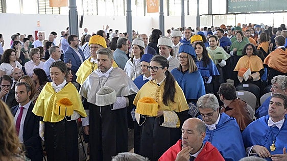 Acto de inicio del curso académico de la UEx, en imágenes