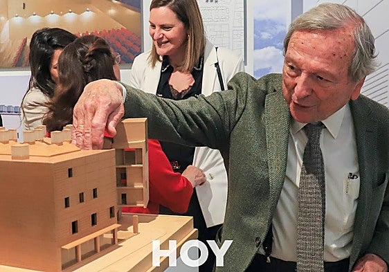 El arquitecto Rafael Moneo, miembro de honor de la academia de las Letras y las Artes de Extremadura