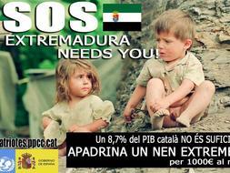 Este fue el cártel que inició la polémica en el blog de Suñé./ ARCHIVO