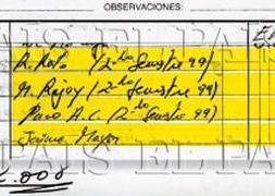 Imagen de uno de los documentos publicados por El País. / Vídeo: Atlas