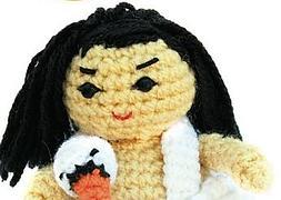 El 'amigurumi' de la cantante Björk realizado por Kraft Croch. / Vídeo: Youtube