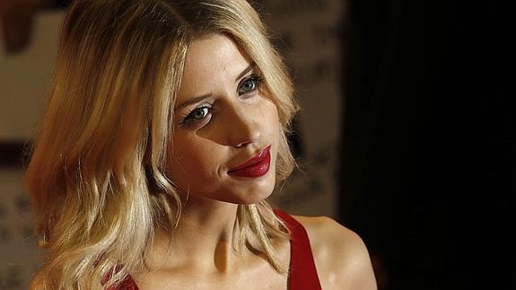 La modelo y presentadora británica de televisión Peaches Geldof. 