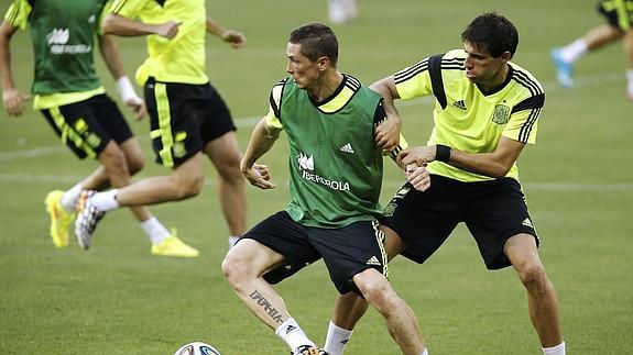 Torres y Javi Martínez, dos de los 'exportados'. 